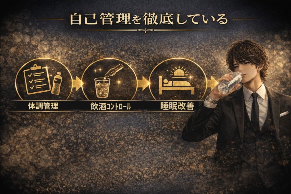 自己管理徹底についての図解